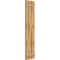 Ekena Millwork Spaced Board-n-Batten Shutters w/Z-Bar, Rough Sawn Western Red Cedar, 17 1/8W x 75H, PR RBS06Z17X075RWR - alternate 4